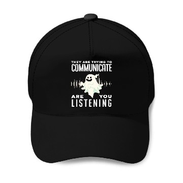 Discover Ghosts Communicate Ghost Hunting Baseball Caps