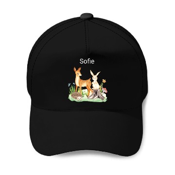 Discover Animal deer rabbit hedgehog Sofie Baseball Caps