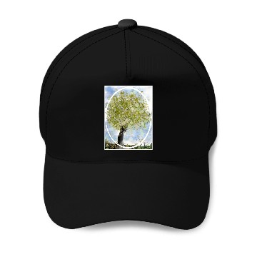 Discover Green Tree Autumn Baseball Caps