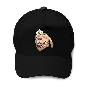 Discover Dog Labrador Flower Baseball Caps