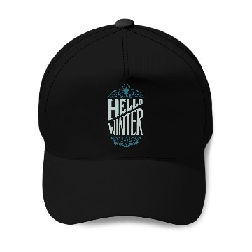 Discover hello winter Baseball Caps