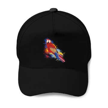 Discover Abstract Parrot Baseball Caps