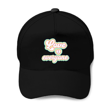 Discover Rainbow unisex love for everyone Baseball Caps