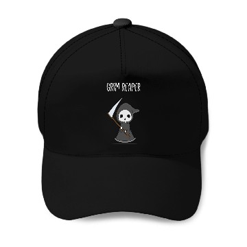 Discover the grim reaper skeleton lovely Baseball Caps