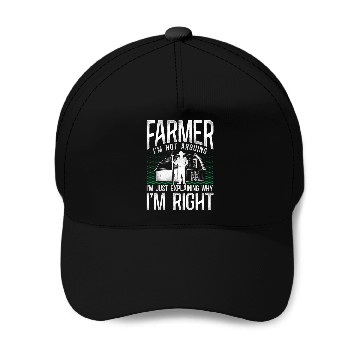 Discover Farming Farmer Tractor Vintage Baseball Caps