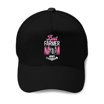 Discover Farming Farmer Mom Mother Tractor Baseball Caps