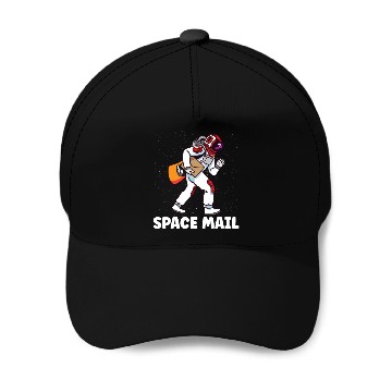 Discover Postal Worker Mail Lady Mail Carrier Postal Space Baseball Caps