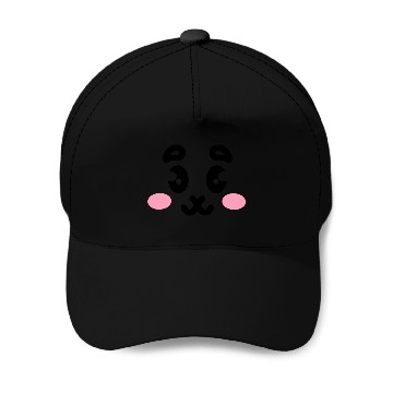 Discover Smiling cat face Baseball Caps