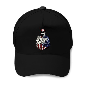 Discover Farming Farmer American Flag Us Baseball Caps