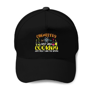 Discover Chemistry Cooking Baseball Caps
