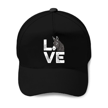 Discover Love Donkey Nature Lover Gift Baseball Caps