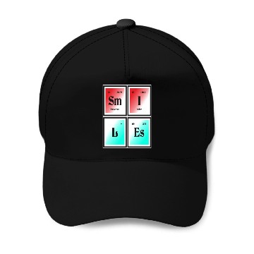 Discover Smiles | Periodic Table of Elements Baseball Caps