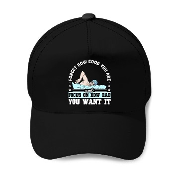 Discover Swimming Swimmer Swim Baseball Caps
