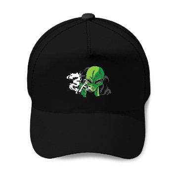 Discover Alien Smoking Gangster Gift Baseball Caps