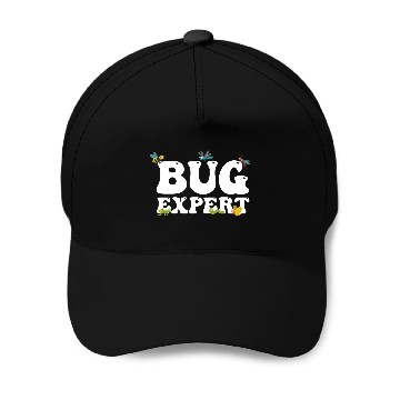 Discover Bug Expert Entomology Insect Catching Groovy Baseball Caps