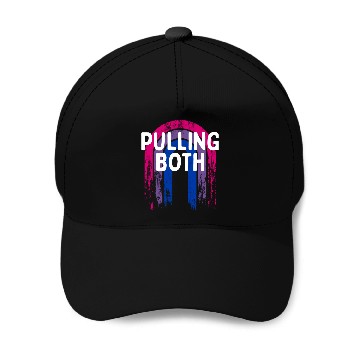Discover Pulling Both Bisexual LGBTQ Bi Pride Couples Funny Baseball Caps
