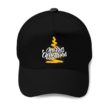 Discover Merry Chirstmas tree Baseball Caps