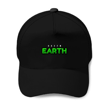 Discover Green Earth Baseball Caps