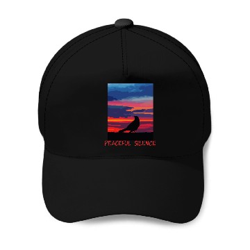 Discover Peaceful Silence Baseball Caps