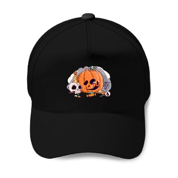 Discover Pumpkin spooky Halloween*T Baseball Caps