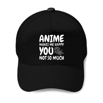 Discover Great Dane Anime Makes Me Happy Baseball Caps