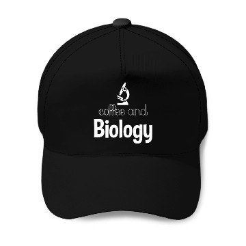 Discover Coffee And Biology Baseball Caps