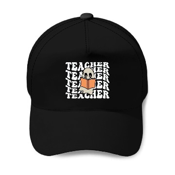 Discover ghost teacher reading Baseball Caps