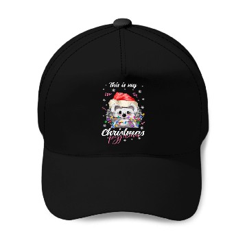 Discover Winter Christmas Pyjama Hedgehog Baseball Caps