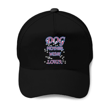Discover DOG MOTHER WINE LOVER Baseball Caps