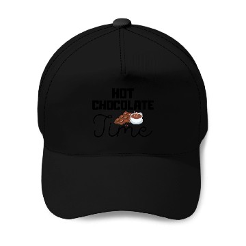 Discover Cute winter quotes - hot chocolate time Baseball Caps