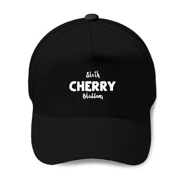Discover Sloth Cherry Blossom - Sloth Baseball Caps