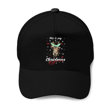 Discover Winter Christmas Pyjama Donkey Baseball Caps