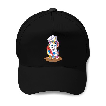 Discover Unicorn Chef Baseball Caps