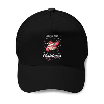 Discover Winter Christmas Pyjama Crab Baseball Caps