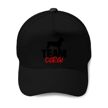 Discover Team Corgi Baseball Caps