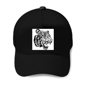 Discover 08 tribal tiger Baseball Caps