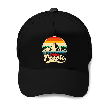 Discover I Hate People Hiking Camping Baseball Caps