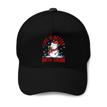Discover snowman Baseball Caps