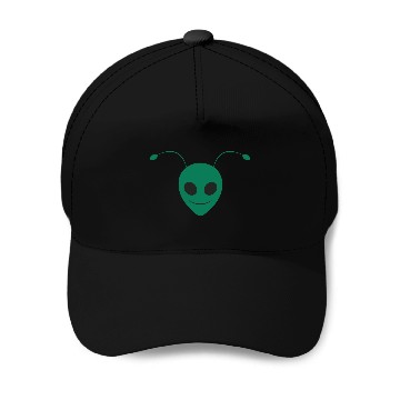 Discover Alien Ant Face Design Green Baseball Caps
