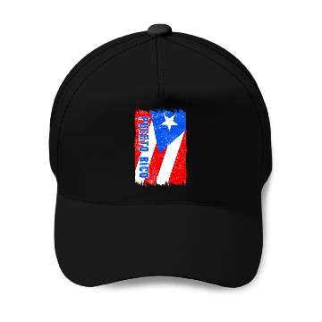 Discover Puerto Rico flag Baseball Caps