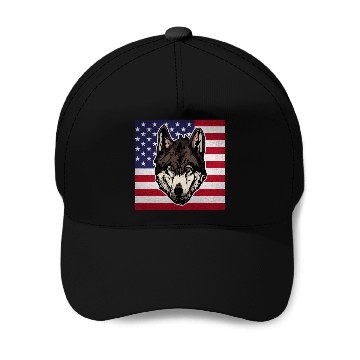 Discover Wolf Baseball Caps
