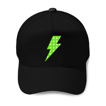 Discover Patterned Lightning Symbol Baseball Caps