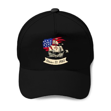 Discover Columbus Day 1492 Baseball Caps