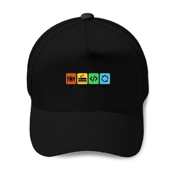 Discover Eat, Sleep, Code, Repeat | Software Engineer Baseball Caps