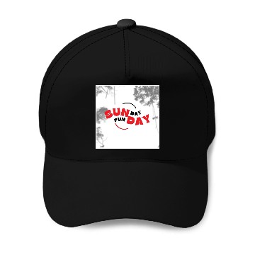 Discover sunday funday classic Baseball Caps