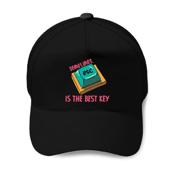 Discover Software Engineer Computer Key Programming Baseball Caps