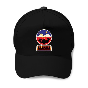 Discover US States ALASKA Baseball Caps