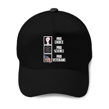 Discover Pro Choice Pro Science Pro Veterans Liberal Democr Baseball Caps