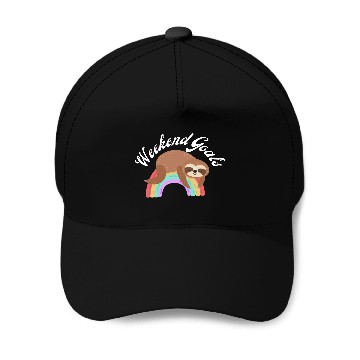 Discover Sloth Rainbow Baseball Caps