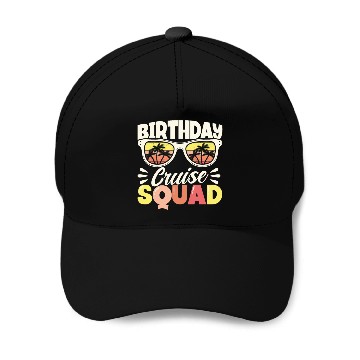 Discover Birthday Cruise Squad Baseball Caps